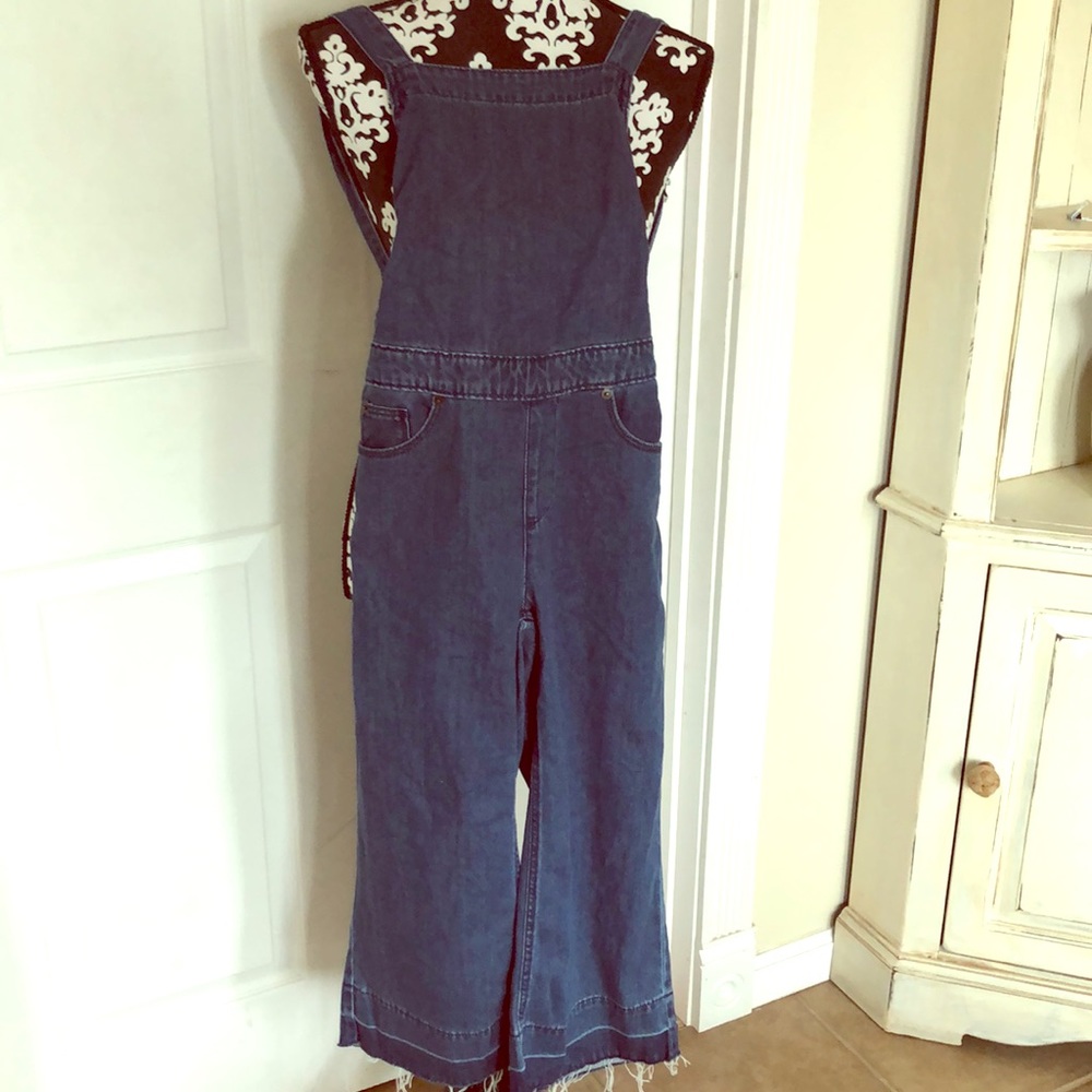 Denim overalls